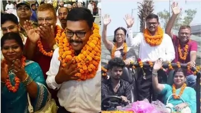 Great Heartening! UPSC टॉपर Aditya Srivastava, Lucknow में अपने परिवार से मिले, देखिये कैसे Airport पर जश्न का वीडियो हुआ वायरल।